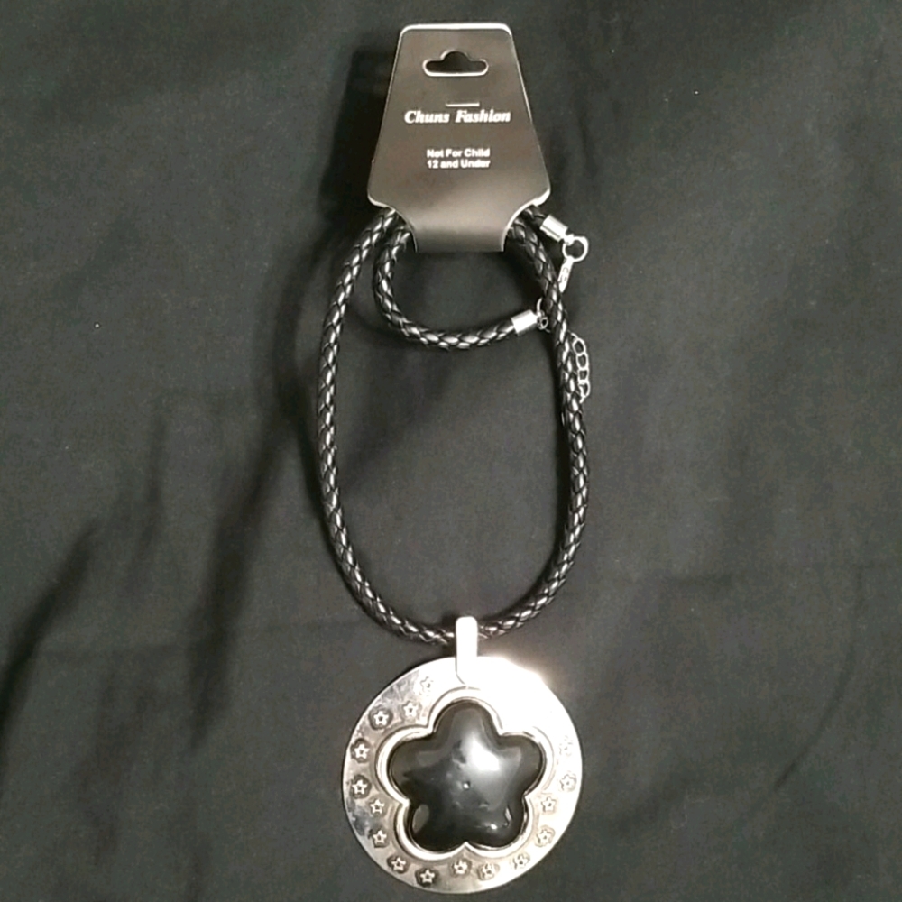 Black and Silver Necklace